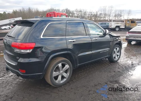 2015 Jeep Grand Cherokee Overland z USA, uszkodzony, nr VIN 1C4RJFCG1FC890192